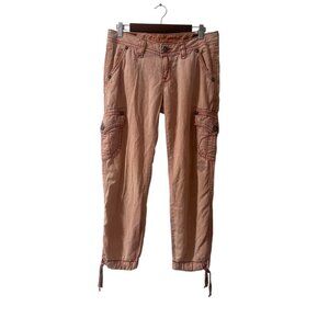 Rock Revival Bling Bling Cargo Pants Womens 28 Embroidered Tencell Western Boho